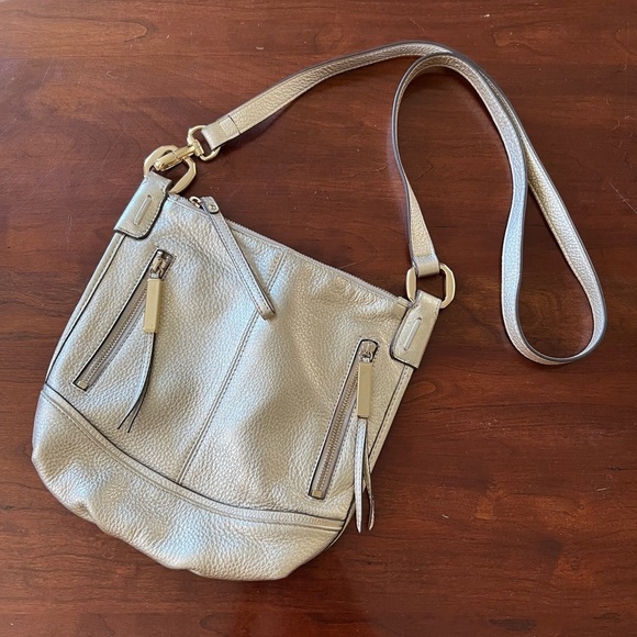 B Makowsky Leather Crossbody - Picture 1 of 9